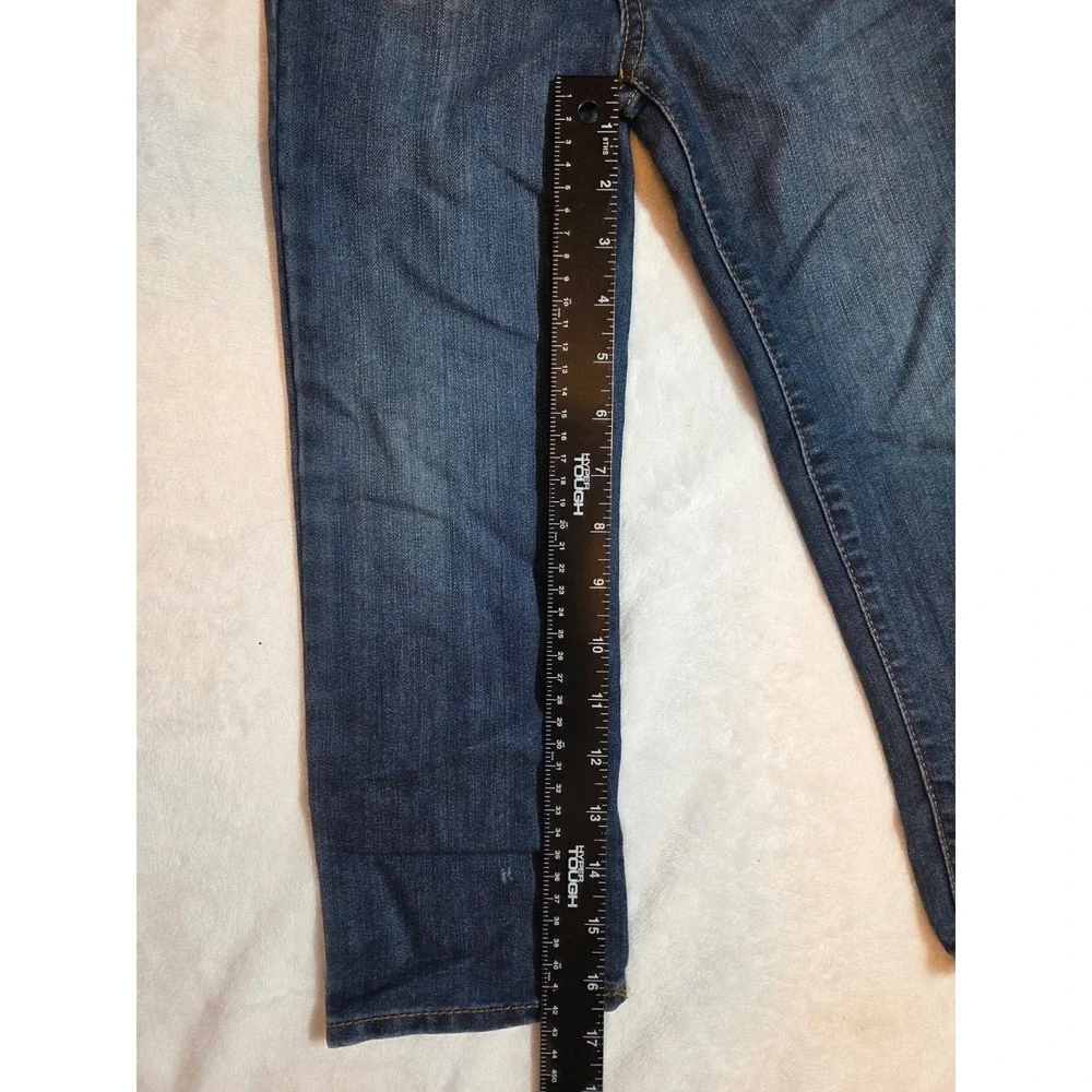 308 The Children's Place Boys Girls Jeans Size 4T Straight Leg Dark Wash Elastic